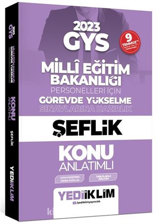 2023 GYS Millî Eğitim Bakanlığı Görevde Yükselme Sınavı Şeflik Konu Anlatımı