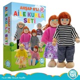 6'lı Ahşap Aile Seti (391164)