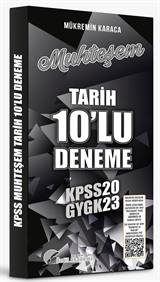 2023 KPSS Tarih Muhteşem 10 Deneme PDF Çözümlü