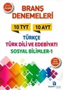 TYT AYT Türkçe Türk Dili ve Edebiyatı Sosyal Bilimler 1 10 lu Branş Denemeleri