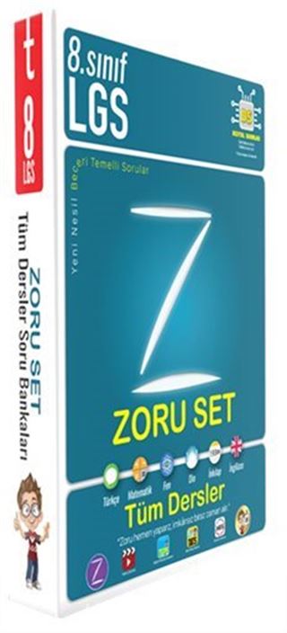 8. Sınıf Zoru Bankası Tüm Dersler Seti