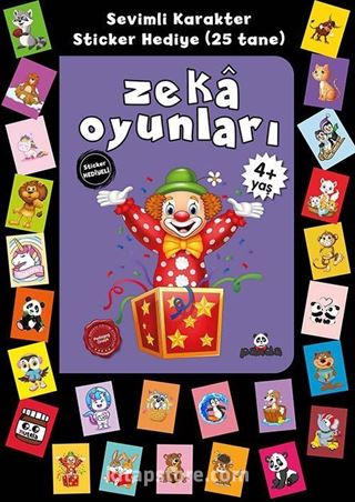 Stickerlı 4+ Yaş Zeka Oyunları