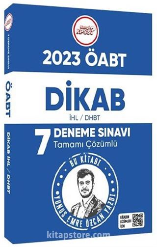 2023 ÖABT Din Kültürü ve Ahlak Bilgisi Öğretmenliği DİKAB Tamamı Çözümlü 7 Deneme