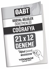 ÖABT Sosyal Bilgiler Öğretmenliği Coğrafya 21x12 Deneme Çözümlü