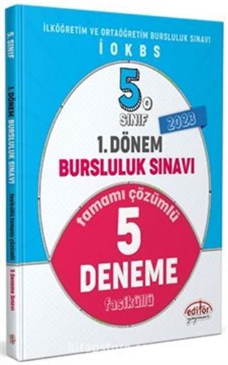 5. Sınıf 1. Dönem Bursluluk Sınavı Tamamı Çözümlü 5 Deneme Sınavı