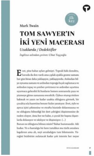 Tom Sawyerın İki Yeni Macerası