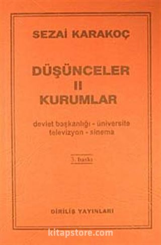 Düşünceler -2 / Kurumlar