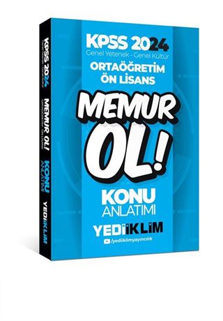 2024 KPSS Ortaöğretim-Önlisans Memur Ol Konu Anlatımı (5 Ders Tek Kitap)