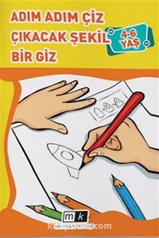 Adım Adım Çiz Çıkacak Şekil Bir Giz (4-6 Yaş)