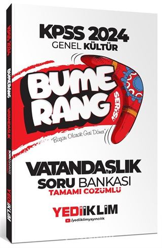 2024 KPSS Genel Kültür Bumerang Vatandaşlık Tamamı Çözümlü Soru Bankası