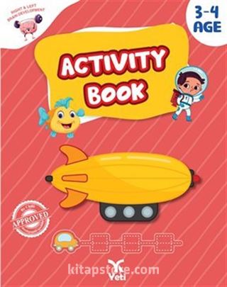 İngilizce 3-4 Yaş Aktivite Kitabım (3-4 Age Aktivity Book)