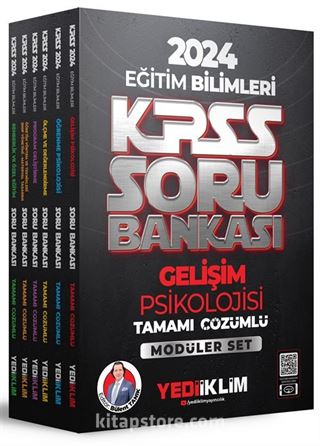 2024 KPSS Eğitim Bilimleri Tamamı Çözümlü Soru Bankası Modüler Set (6 Kitap)