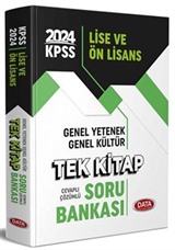 2024 KPSS Lise ve Ön Lisans Genel Yetenek - Genel Kültür Tek Kitap Soru Bankası