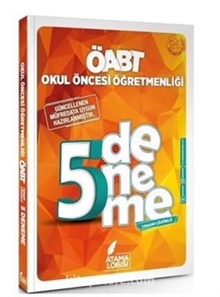 ÖABT Okul Öncesi Öğretmenliği 5 Deneme Çözümlü