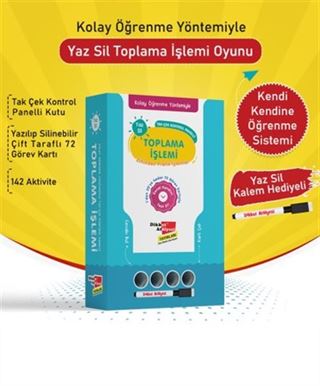 Kolay Öğrenme Yöntemiyle Yaz Sil Toplama İşlemi Oyunu