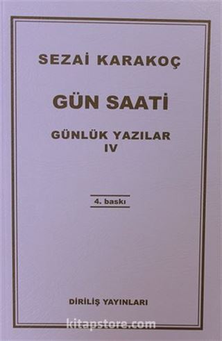 Günlük Yazılar 4 (Gün Saati)