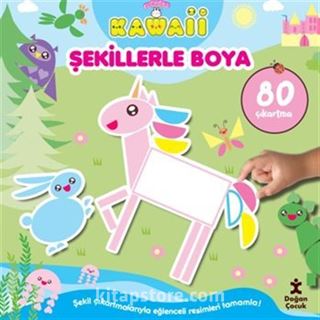 Sevimliler Kawaii Şekillerle Boya