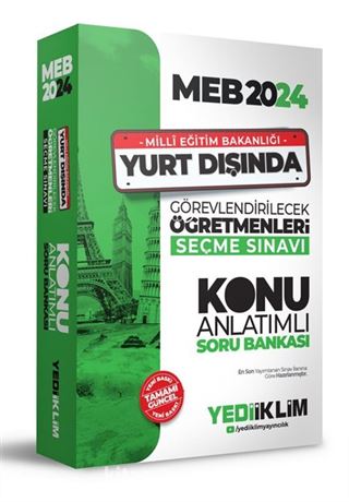 2024 MEB Yurt Dışında Görevlendirilecek Öğretmenleri Seçme Sınavı Konu Anlatımlı Soru Bankası