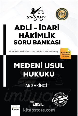 İmtiyaz Adli -İdari Hakimlik Medeni Usul Hukuku Soru Bankası