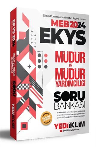 2024 MEB EKYS Müdür Ve Müdür Yardımcılığı Soru Bankası