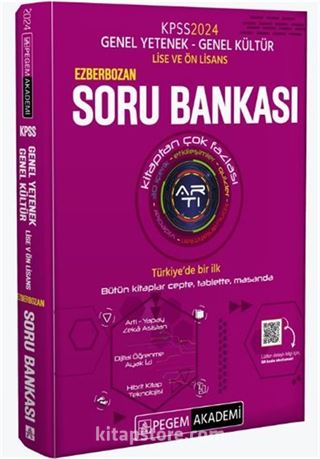 2024 KPSS Genel Yetenek Genel Kültür Lise ve Önlisans Ezberbozan Soru Bankası