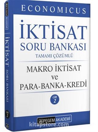 KPSS A Grubu Economicus Makro İktisat ve Para-Banka-Kredi Cilt 2 Soru Bankası