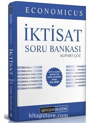 KPSS A Grubu Economicus İktisat Kopart Çöz Soru Bankası