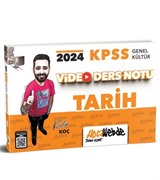 2024 KPSS Genel Kültür Tarih Video Ders Notu