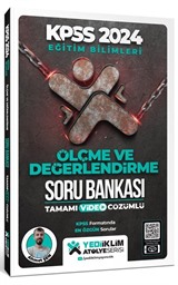 2024 KPSS Eğitim Bilimleri Atölye Serisi Ölçme ve Değerlendirme Tamamı Video Çözümlü Soru Bankası