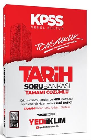 2024 KPSS Tonyukuk Tarih Tamamı Çözümlü Soru Bankası