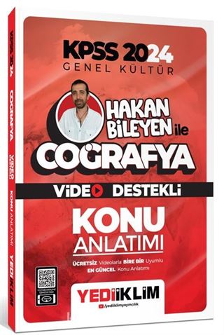 2024 KPSS Hakan Bileyen ile Coğrafya Video Destekli Konu Anlatımı