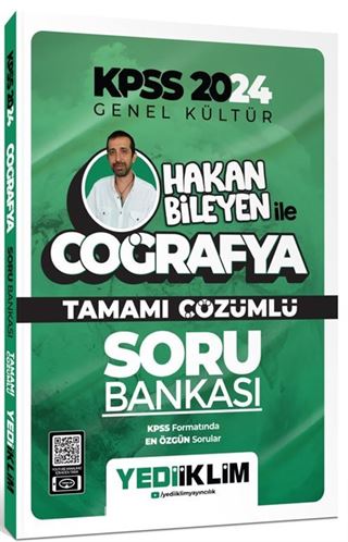 2024 KPSS Hakan Bileyen ile Coğrafya Tamamı Çözümlü Soru Bankası