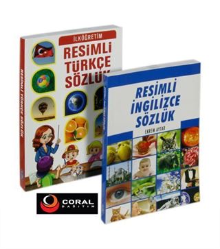 İlköğretim Resimli İngilizce ve Resimli Türkçe Sözlük Seti (2 Kitap)