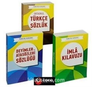 T.D.K. Uyumlu Ortaokul Sözlük Seti (3 Kitap)