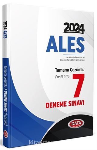 ALES Tamamı Çözümlü 7 Fasikül Deneme Sınavı