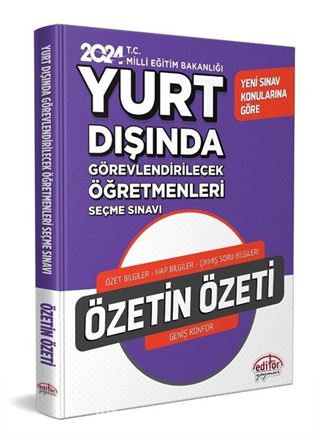 Meb Yurt Dışında Görevlendirilecek Öğretmenleri Seçme Sınavı Özetin Özeti