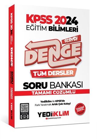 2024 KPSS Eğitim Bilimleri Denge Serisi Tamamı Çözümlü Tüm Dersler Soru Bankası