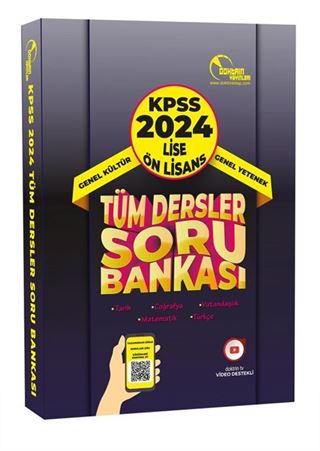 2024 KPSS Lise Önlisans Tüm Dersler Tek Kitap Soru Bankası