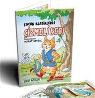 Çizmeli Kedi Renkli Çizgi Roman / Çocuk Klasikleri 1