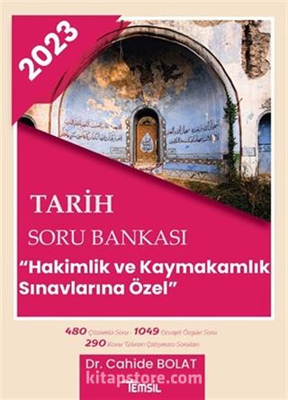 Tarih Soru Bankası Hakimlik Ve Kaymakamlık Sınavlarına Özel