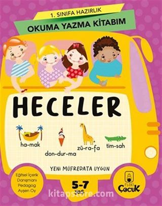 1. Sınıfa Hazırlık Okuma Yazma Kitabım Heceler