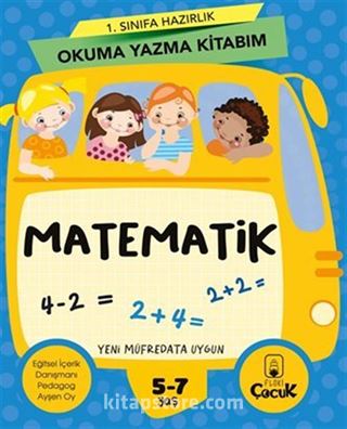 1. Sınıfa Hazırlık Okuma Yazma Kitabım Matematik