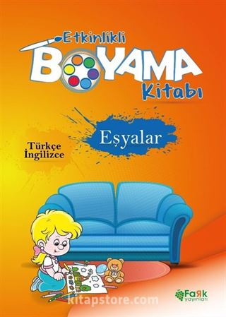 Etkinlikli Boyama Kitabı Eşyalar