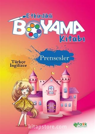 Etkinlikli Boyama Kitabı Prensesler