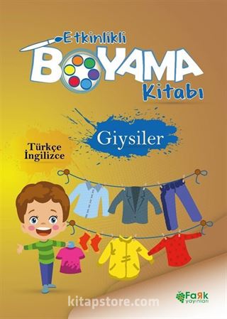 Etkinlikli Boyama Kitabı Giysiler