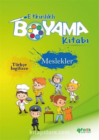 Etkinlikli Boyama Kitabı Meslekler