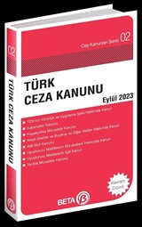 Türk Ceza Kanunu (Eylül 2023)