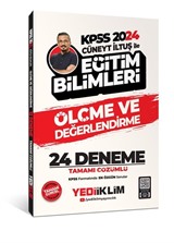 2024 KPSS Cüneyt İLTUŞ ile Eğitim Bilimleri Ölçme ve Değerlendirme Tamamı Çözümlü 24 Deneme