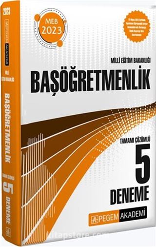 2023 Milli Eğitim Bakanlığı Başöğretmenlik 5 Deneme