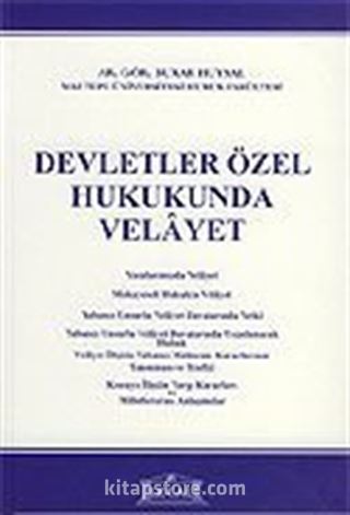 Devletler Özel Hukukunda Velayet (Büyük Boy)